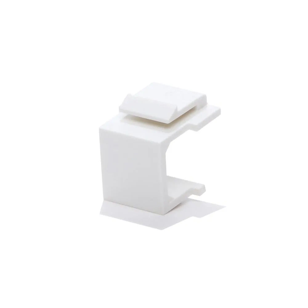 Logico Logico KJB21W-25 Snap-in Keystone Blank Insert White 25pcs — product photo