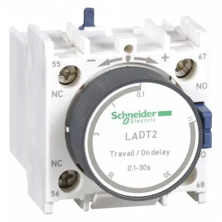 Schneider Electric Schneider Electric LADT2 IEC Timer Module .1-30s 1NO/1NC video accessory — product photo