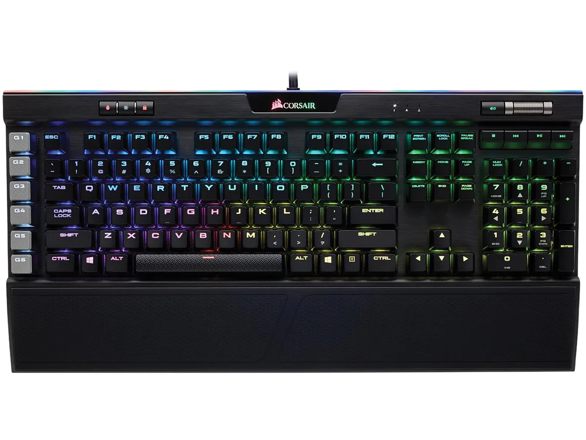 Corsair Corsair K95 RGB PLATINUM CH-9127012-NA Cherry MX Brown gaming keyboard — product photo