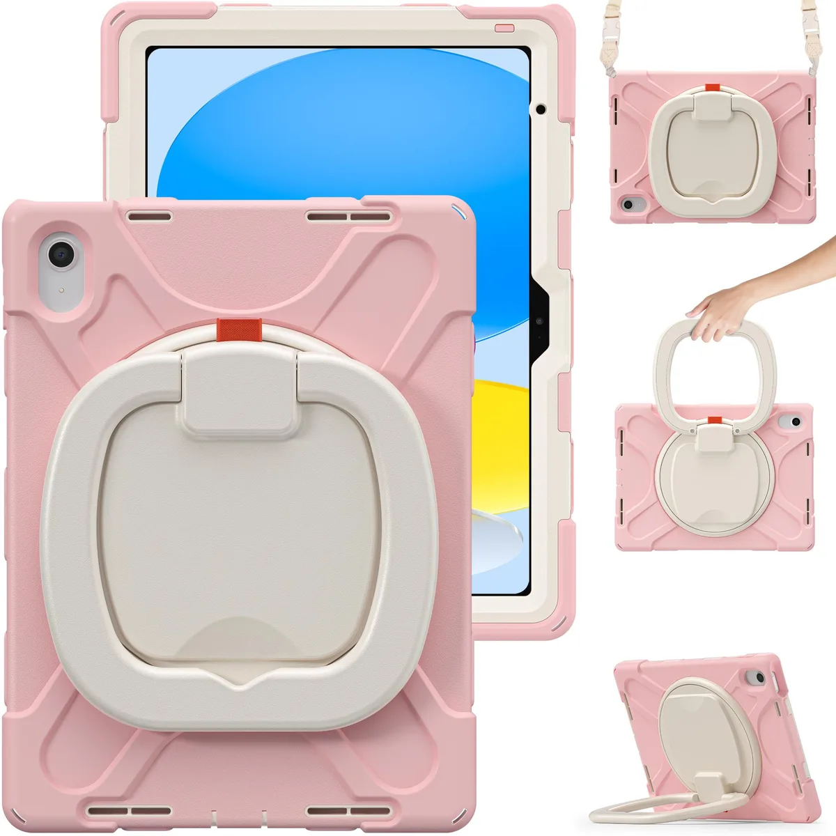 Werleo Werleo A2696 iPad 10th Gen 10.9 2022 rugged case pink — product photo
