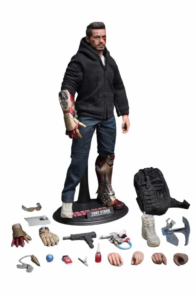 Hot Toys Hot Toys MMS209 Iron Man 3 Tony Stark The Mechanic Standard Version action figure — product photo