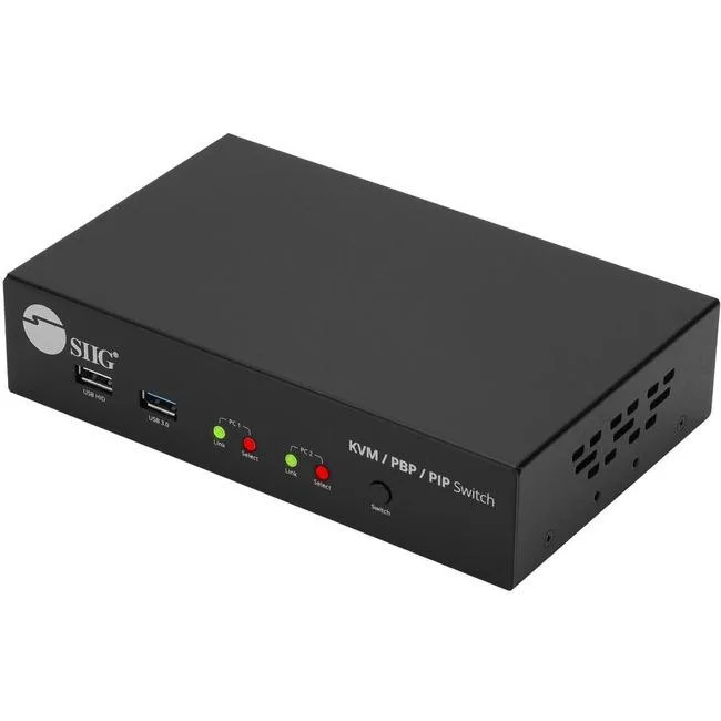 SIIG, Inc SIIG, Inc CEKV0G11S1 2-Port 4K HDMI KVM Switch — product photo