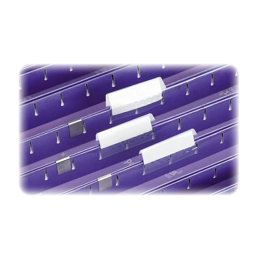 White Pendaflex blank inserts 1/5 tab 100 pack