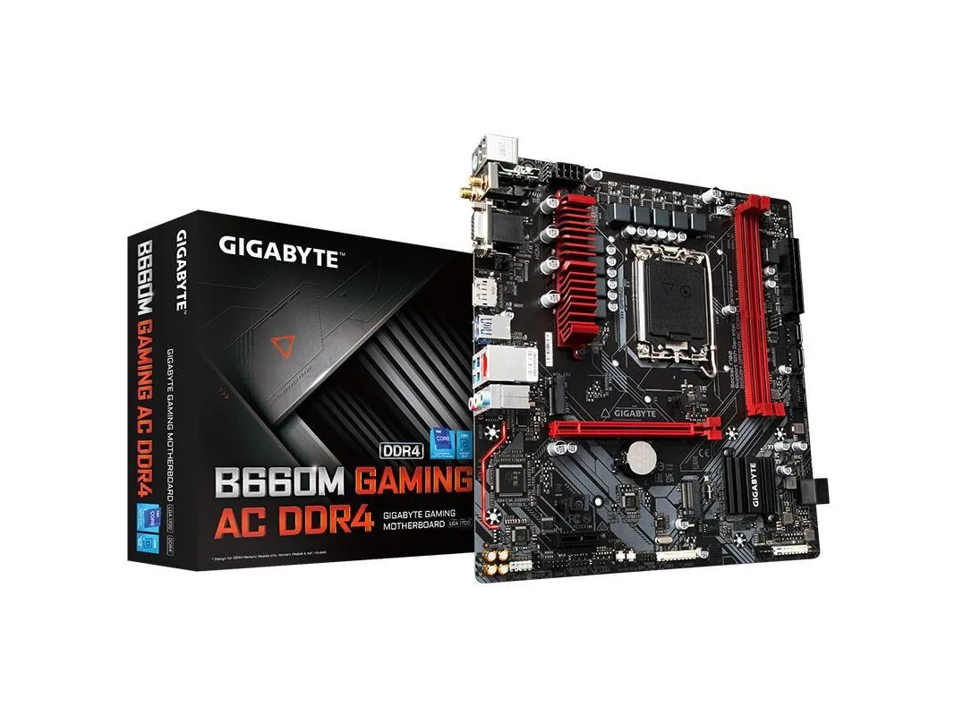 GIGABYTE GIGABYTE B660M GAMING AC DDR4 Intel motherboard — product photo