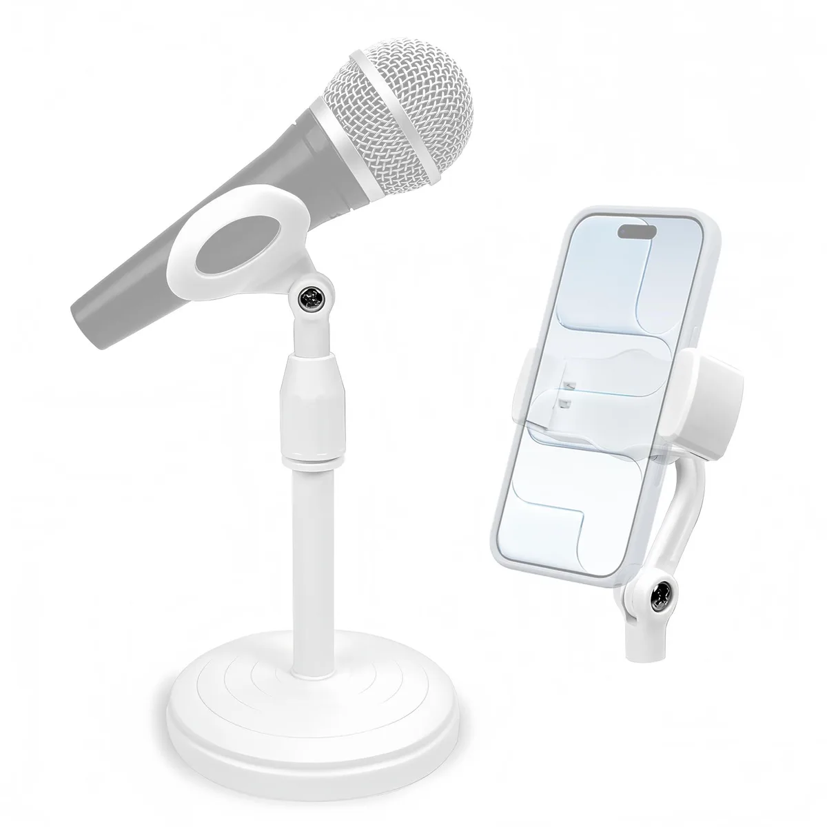  Musiin YQB-0132-001 Desktop Microphone Stand with Phone Holder — product photo