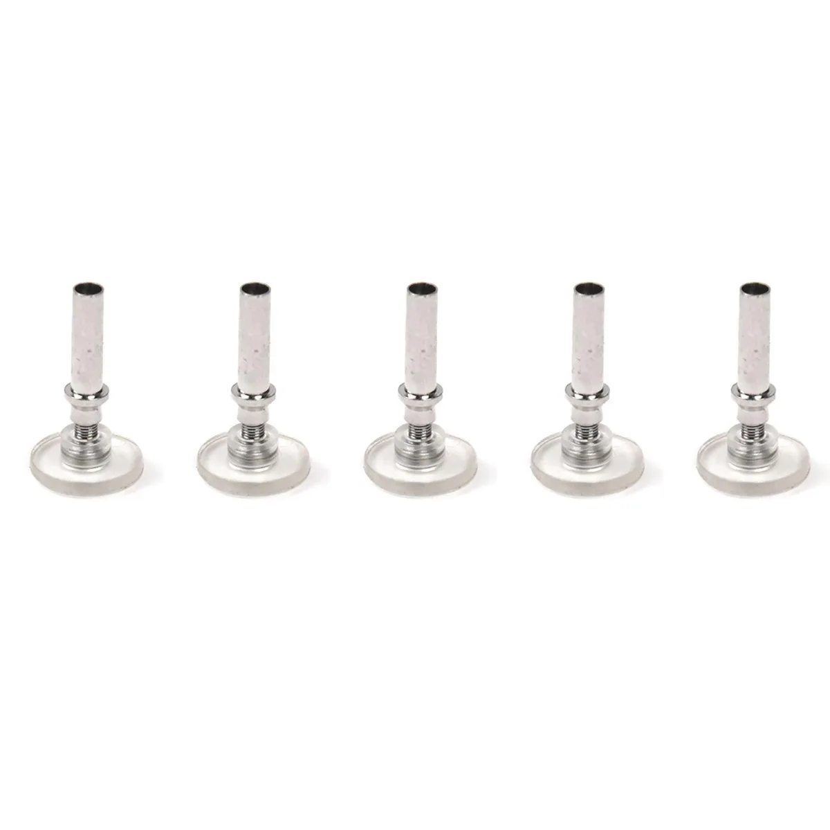 The Friendly Swede 5-Pack Replacement Disc Tips Silver — product photo