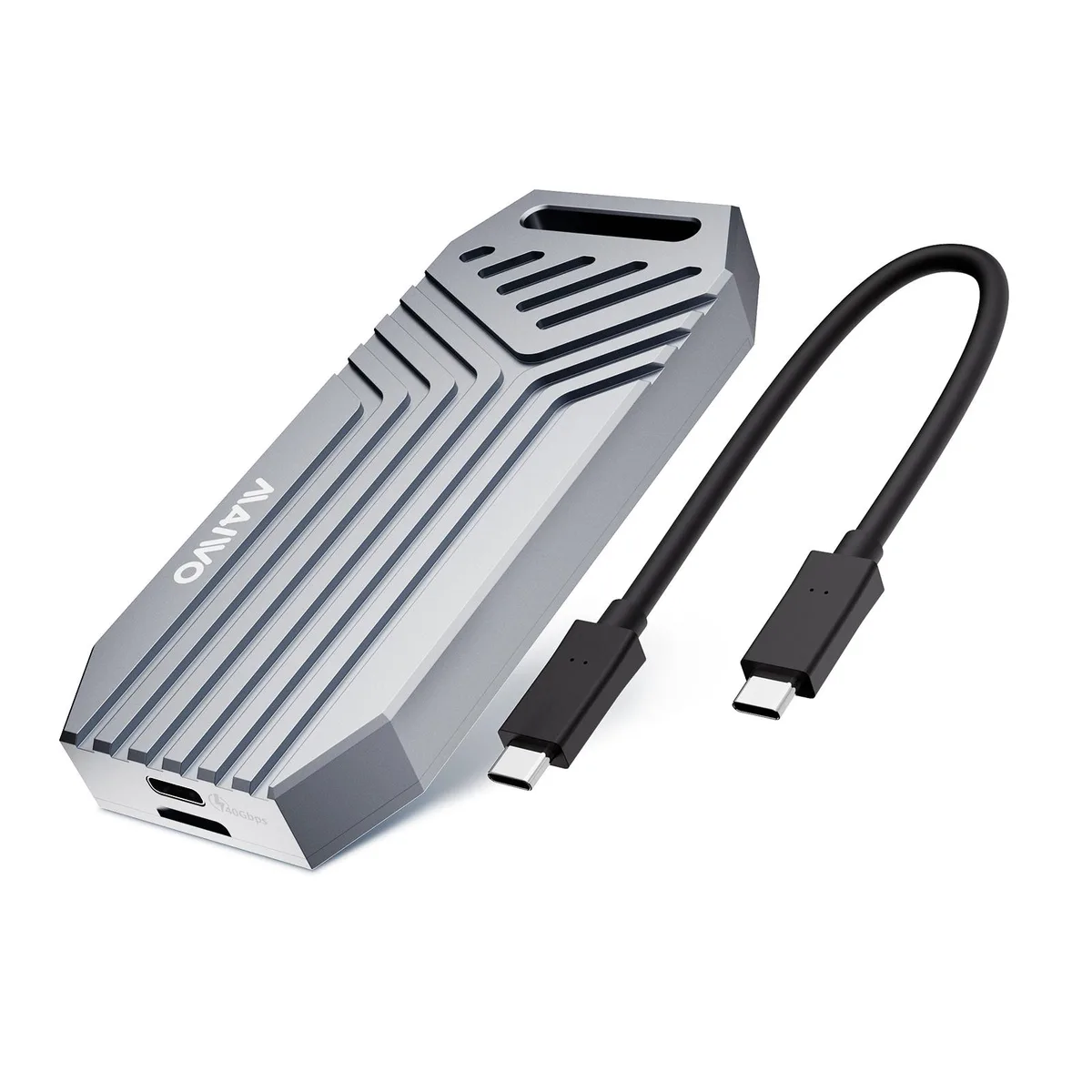 MAIWO MAIWO 80Gbps M.2 NVMe SSD Enclosure with Cooling Fan — product photo