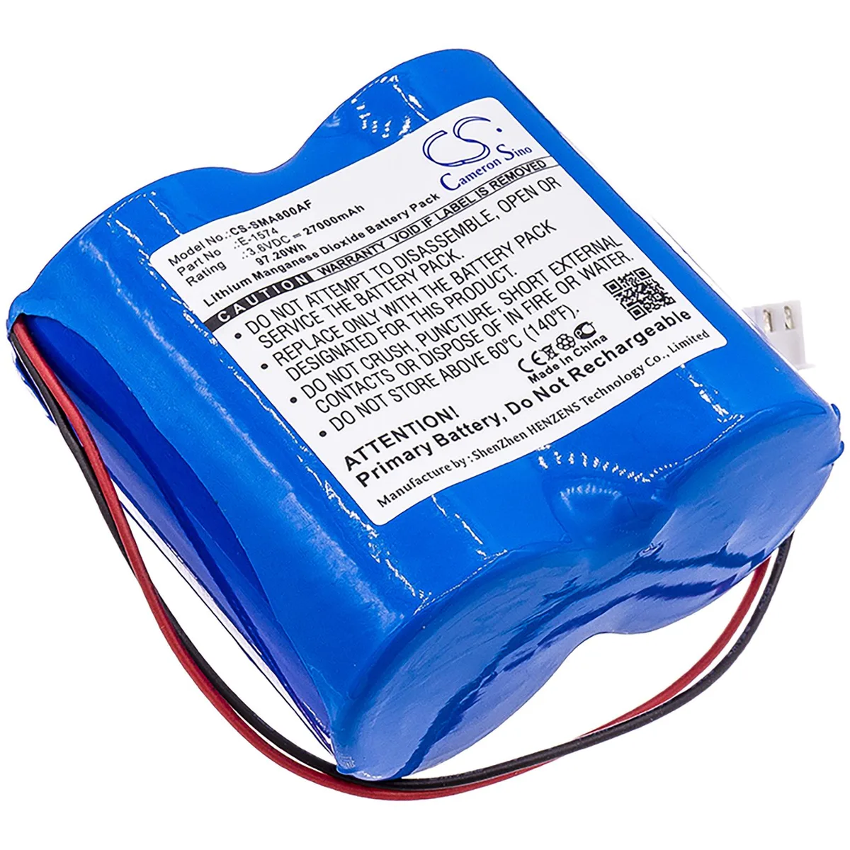 Cameron &amp; Co Cameron &amp; Co Battery for Siemens MAG 8000 E-1574 3.6V 27Ah Blue — product photo
