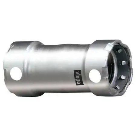 Viega Viega Megapress Stainless 304 Coupling 1" No Stop bath hardware 95320 — product photo