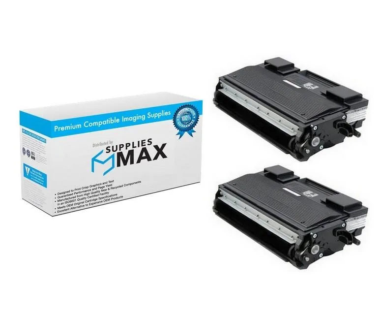 SuppliesMax SuppliesMax Compatible Toner Cartridge 2 Pack TN-670 7500 Pages Black — product photo