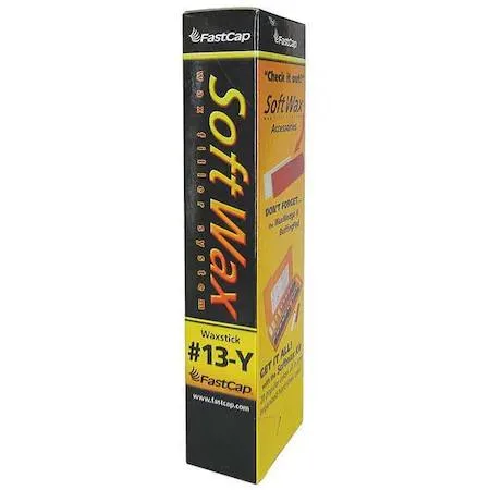 FastCap LLC FastCap LLC WAX13S-Y-10PK Soft Wax Filler Refill Stick Yellow 10 Pack — product photo