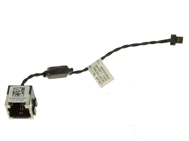 RJ-11 modem jack cable with small connector and thin wire