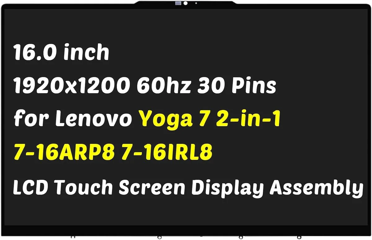 NUOLAISUN NUOLAISUN 5D10S39975 16.0" 1920x1200 30-pin laptop screen — product photo