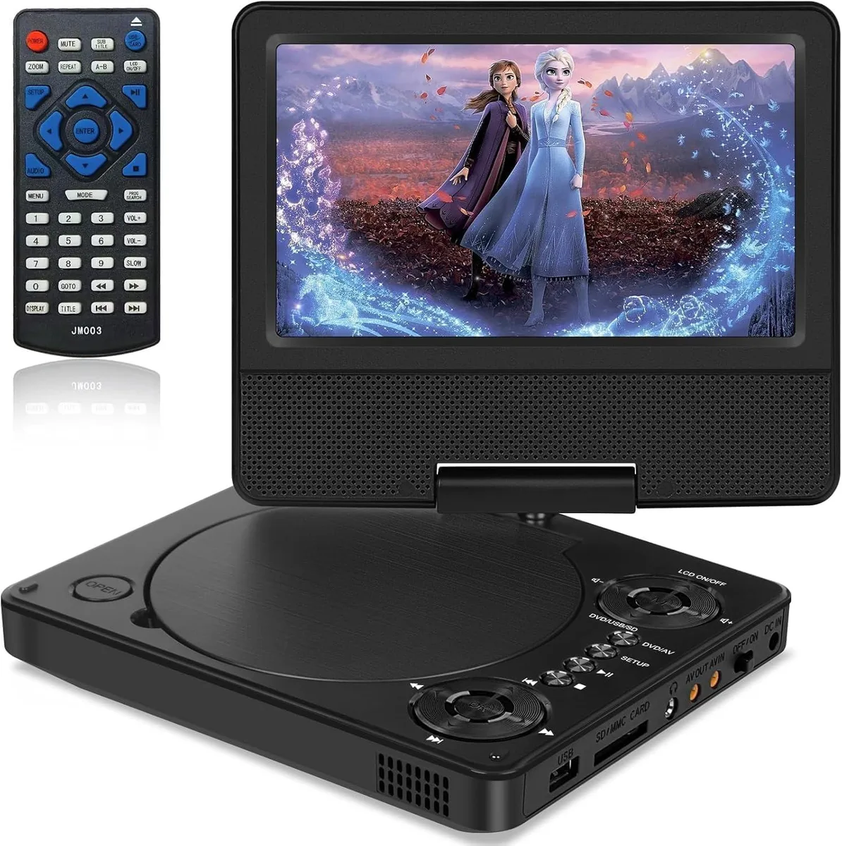  Panasonic 9.5" Portable DVD Player 7.5" Swivel Screen 1024x600 — product photo