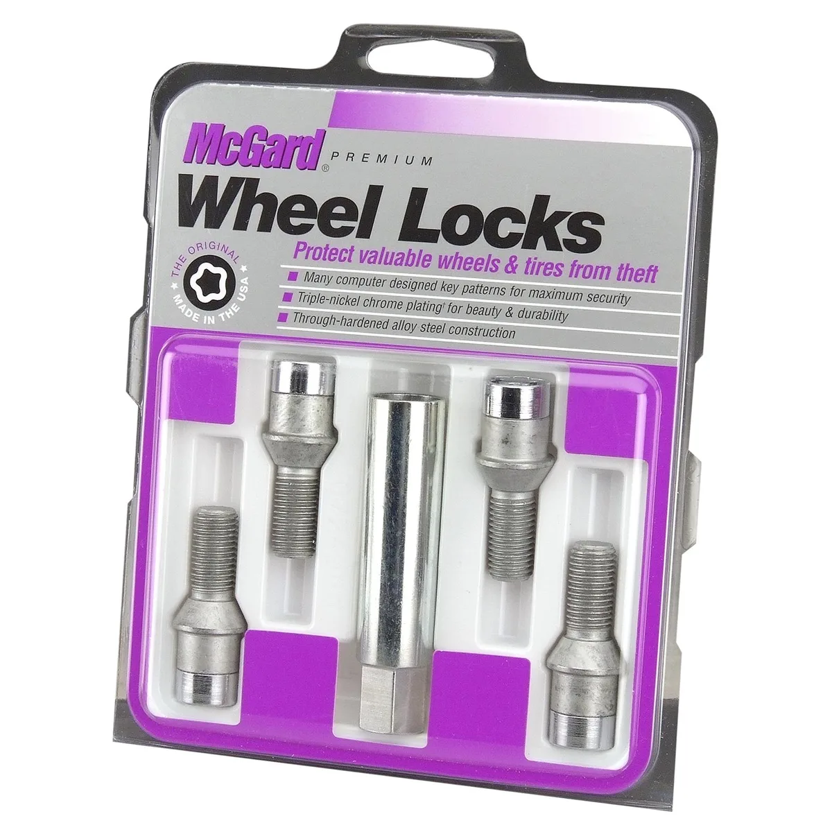 MCGARD MCGARD 27200 Chrome Tuner Bolt Cone Seat Wheel Lock M14x1.5 — product photo