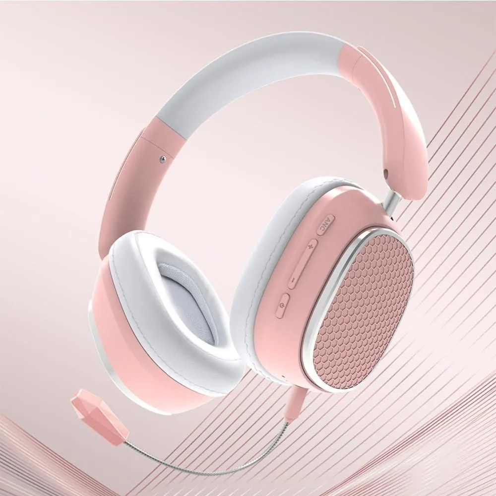 Adafruit Adafruit Bluetooth 5.0 Headphones with ANC and Detachable Microphone Pink — product photo
