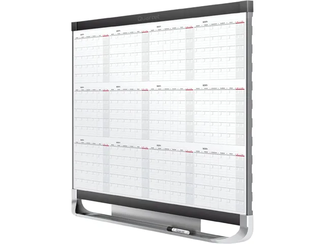 Quartet Quartet 12MCP23P2 Prestige 2 Magnetic Calendar Board 36 x 24 — product photo