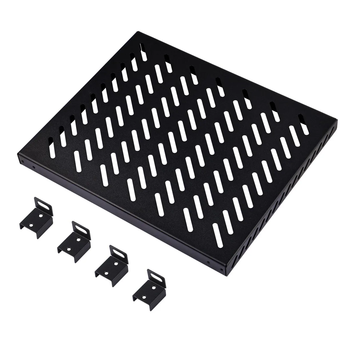  GeeekPi DP-0062 10 inch 0.5U Vented Rack Shelf 55LBS — product photo