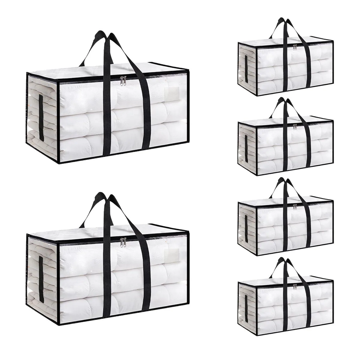  SummitFlare MB-Clear6ps Storage 6 Pack Clear 14x15x27in 13x15x28in 95L — product photo