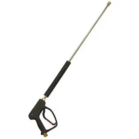 Stens 758-901 pressure washer trigger gun, black plastic body with metal nozzle and ergonomic handle