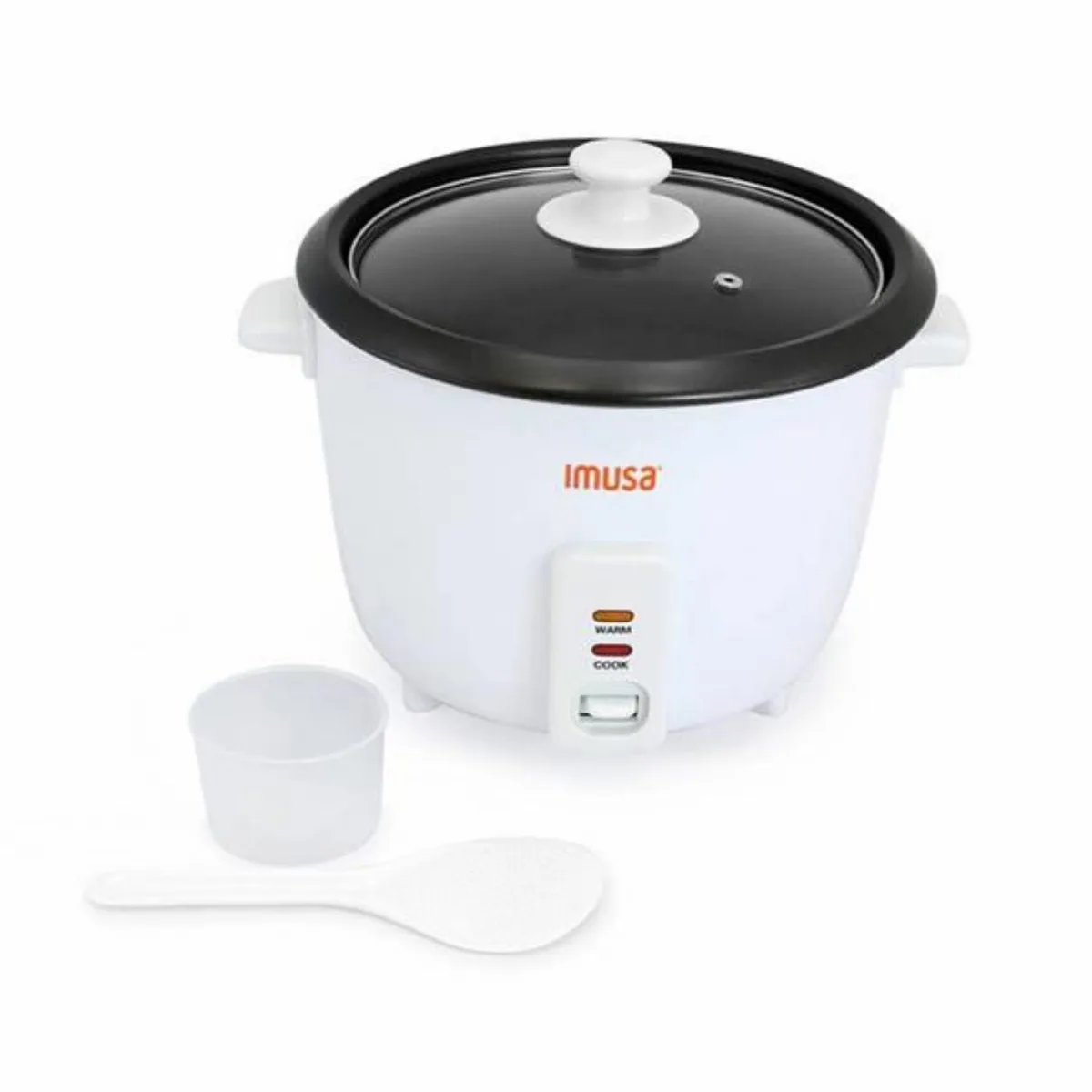 IMUSA GAU-00013 Electric Rice Cooker 8-Cup White 500W 120V — product photo