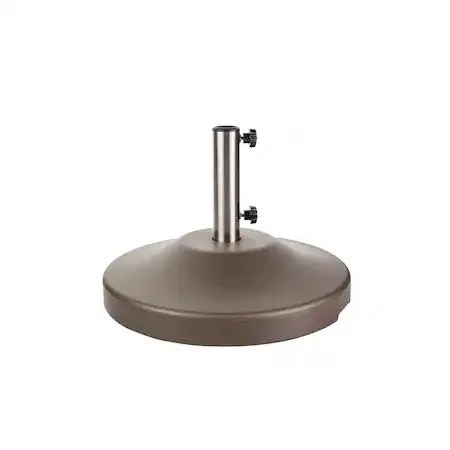 Bronze 80 lb umbrella base 20.5 inch diameter 14 inch stem