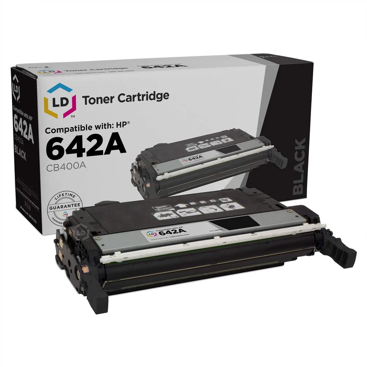 LD Products LD Products HP 642A CB400A Black Toner Cartridge 7500 Pages — product photo