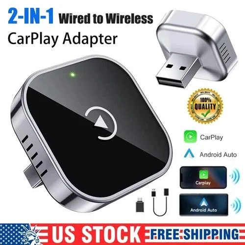 Auto Ventshade Wireless CarPlay & Android Auto Adapter 2026 — product photo
