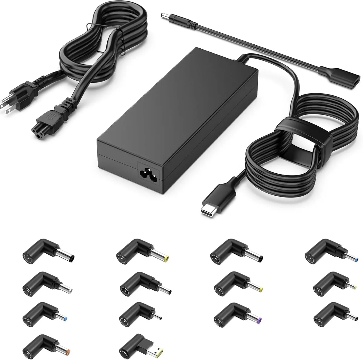 Kenuco Kenuco 100W 90W USB-C Universal Laptop Charger 15 Tips — product photo