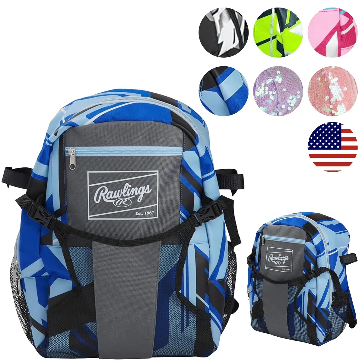 Black Swiss Gear backpack, rectangular nylon body with zipper front, padded backstraps, two side sleeves, 12 by 6 by 15 inches