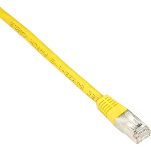 Black Box Corporation Black Box EVNSL0272YL-0006 CAT6 250-MHz Shielded Slimline Ethernet Cable Yellow — product photo