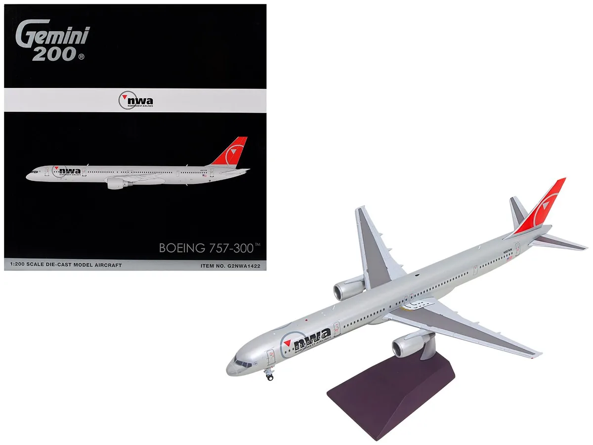 GeminiJets GeminiJets Boeing 757-300 Northwest Airlines N587NW 1/200 Diecast — product photo