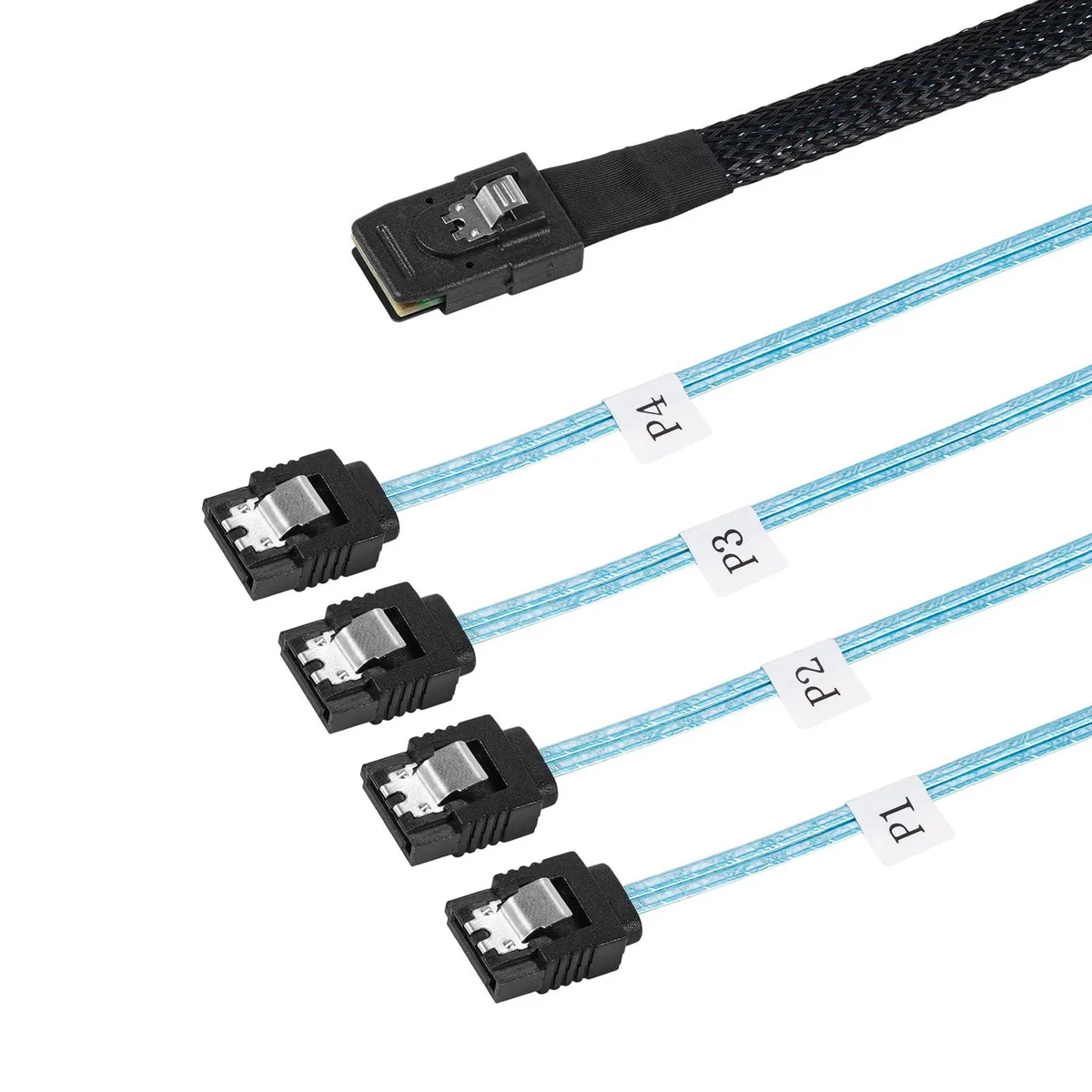 Vszerda Vszerda Mini SAS SFF-8087 36pin Male to 4x SATA 7pin Female Cable 3.3ft — product photo