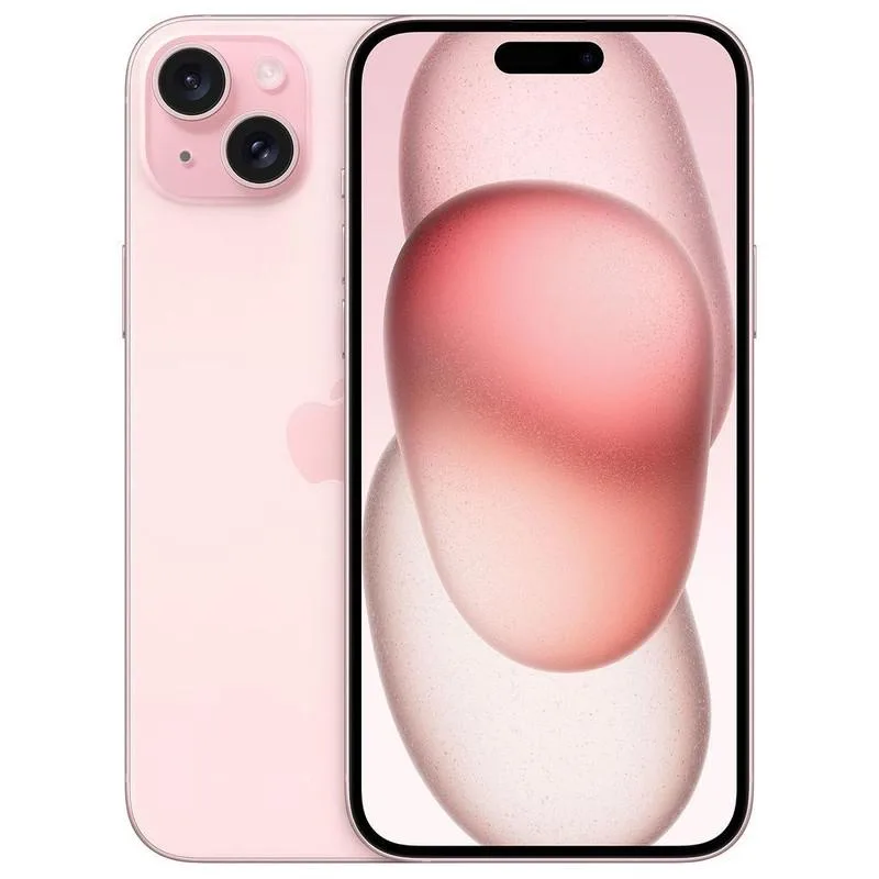 Apple Apple iPhone 15 Plus 128GB Fully Unlocked Pink cell phones - unlocked — product photo