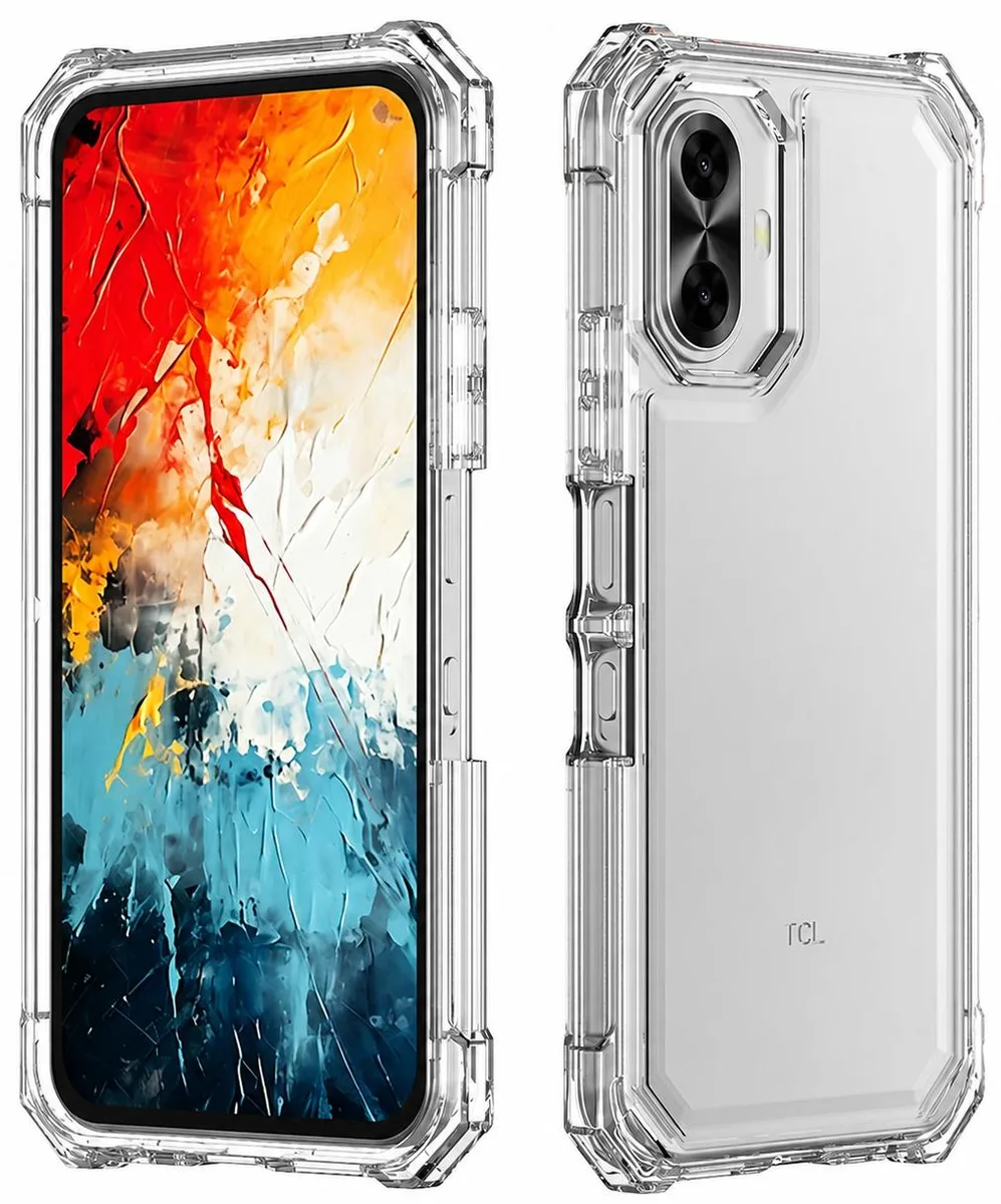 Nakedcellphone Nakedcellphone Hybrid Case Anti-Shock Clear for TCL K70 5G — product photo