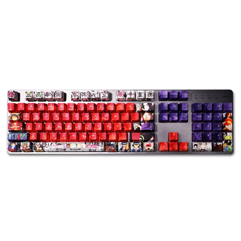 XKDUN Electronics Co., Ltd. XKDUN Electronics Co., Ltd. One Piece 108 Key PBT Keycap Set Black Red — product photo