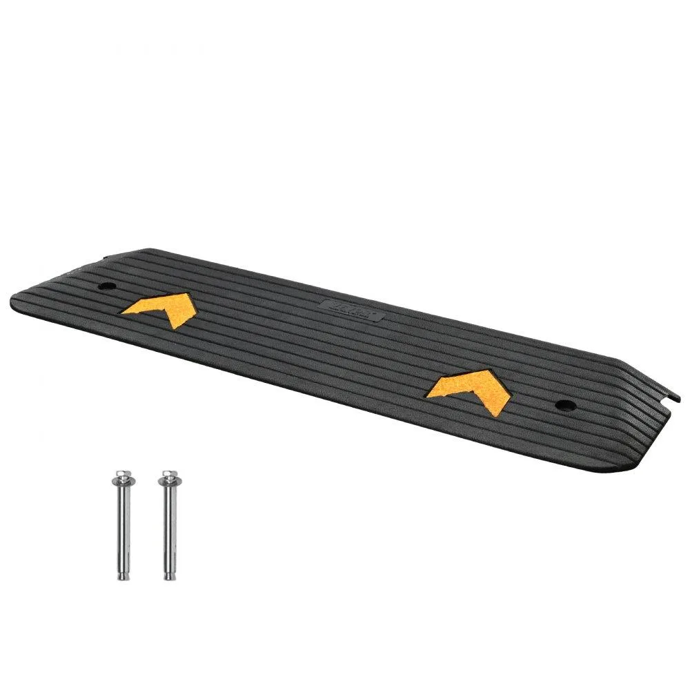 VEVOR VEVOR Rubber Threshold Ramp 1" Rise 44.5" L x 9.5" W x 1" H 33069 lbs — product photo