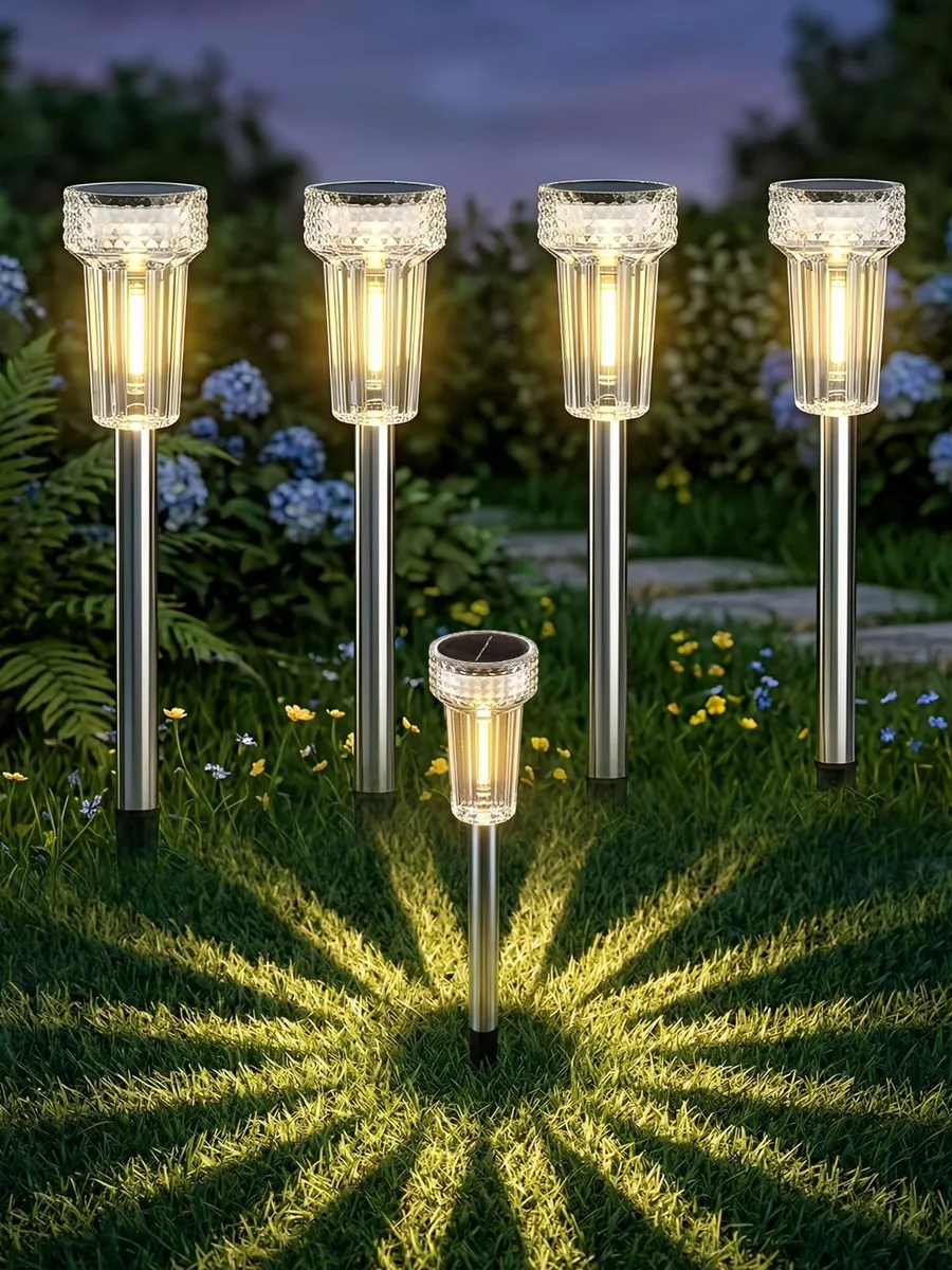  DERAYSION XDQ8P-57 post light, 8 pack, 36 cm, 2700K — product photo
