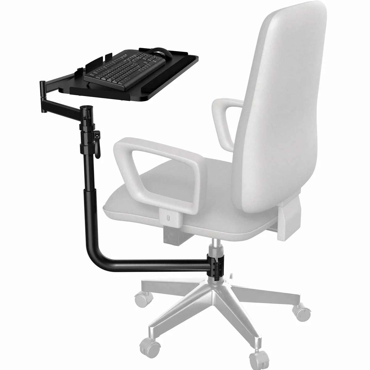 VIVO VIVO Chair-Mounted Keyboard Tray 26" x 11.8" Black monitor accessory — product photo