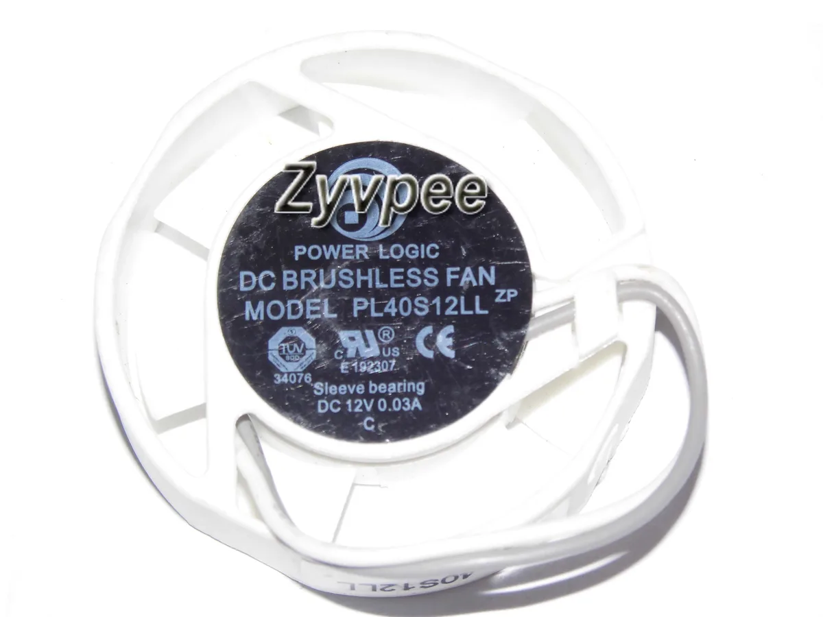 Zyvpee Zyvpee PL40S12LL 12V .3A 2-wire circular CPU cooler fan — product photo