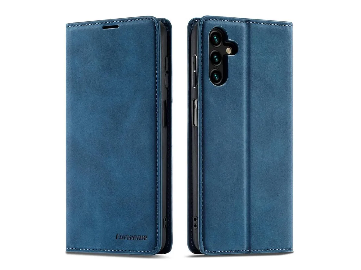 BONAEVER BONAEVER wallet case for Samsung Galaxy A24 4G Blue — product photo