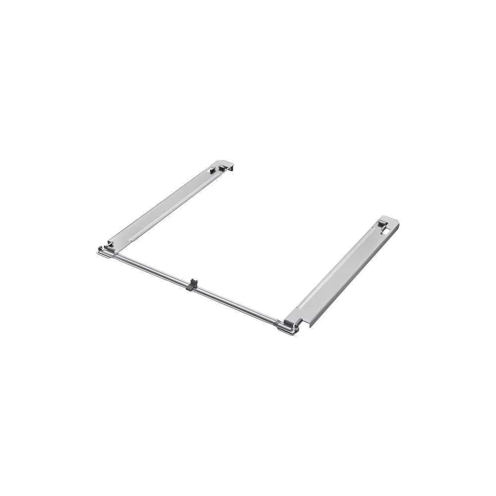 Chrome metal stacking kit for 27 inch LG front load washer and dryer