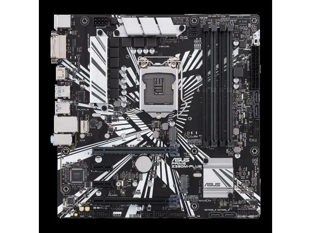 ASUS ASUS PRIME Z390M-PLUS mATX Gaming Intel motherboard OptiMem II DDR4 4266 Dual M.2 HDMI Optane — product photo
