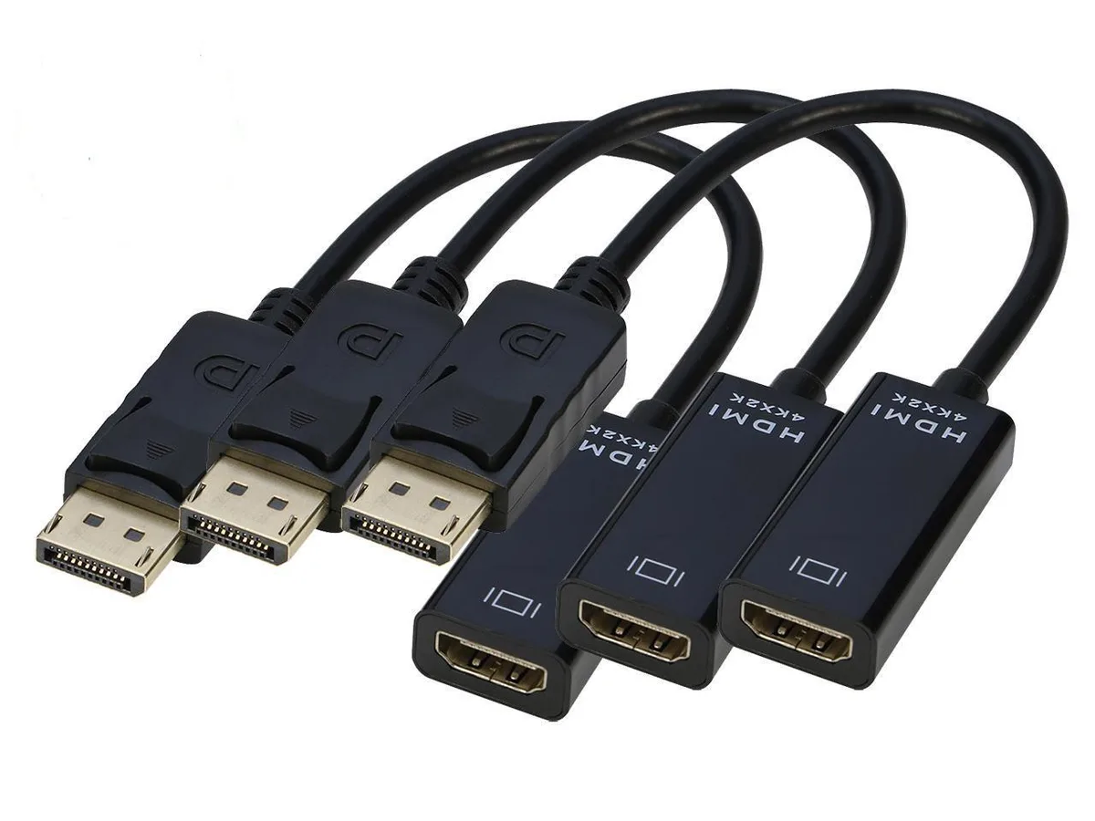 BUCIER BUCIER DisplayPort to HDMI adapter 4K 30Hz 25cm 3-pack — product photo