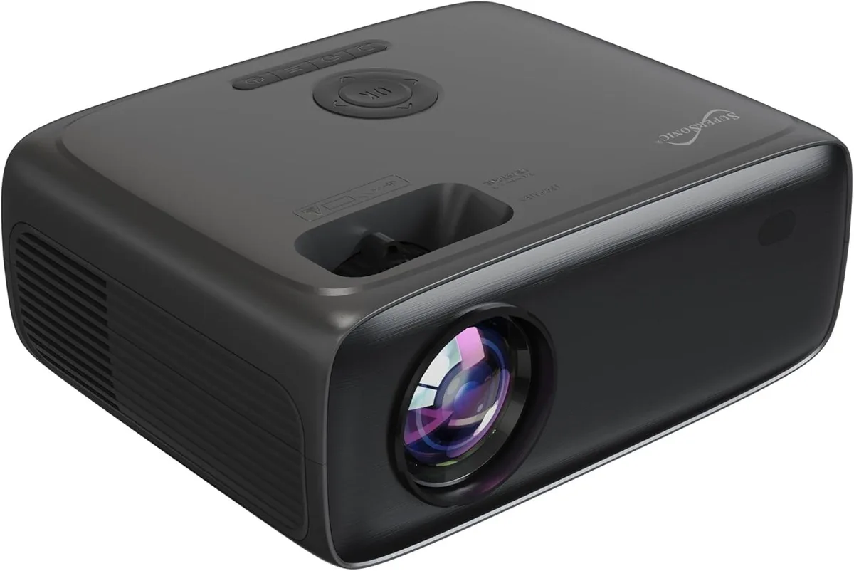 SUPERSONIC SUPERSONIC SC-282P business projector 1080p 7800 lumens Bluetooth — product photo