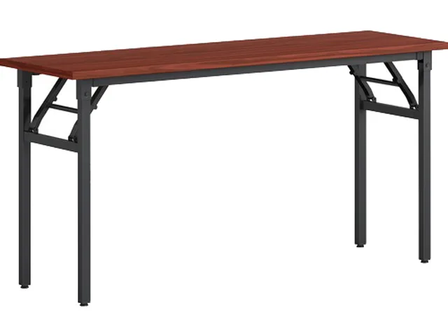 Lorell Lorell 60747 Folding Training Table 60x18x30 Mahogany office furniture — product photo
