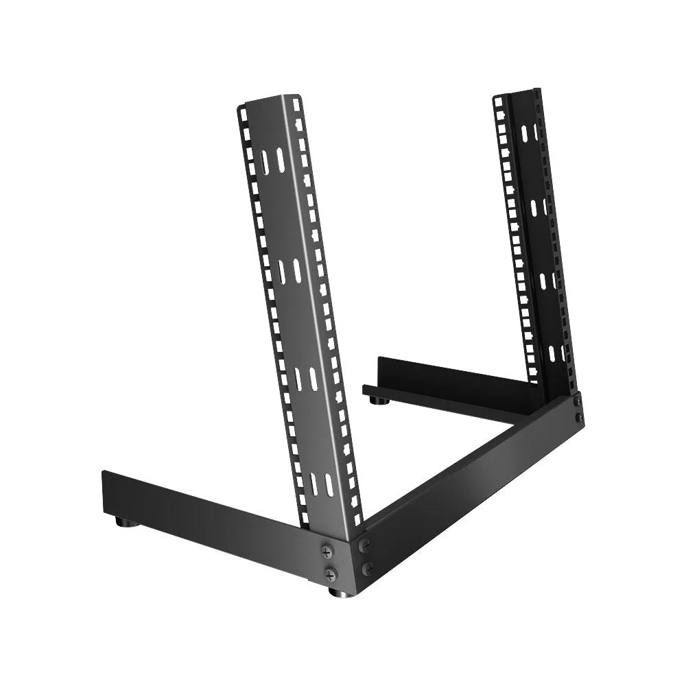 NavePoint NavePoint 8U 2-Post Open Frame Desk Rack 19" 330 lb — product photo