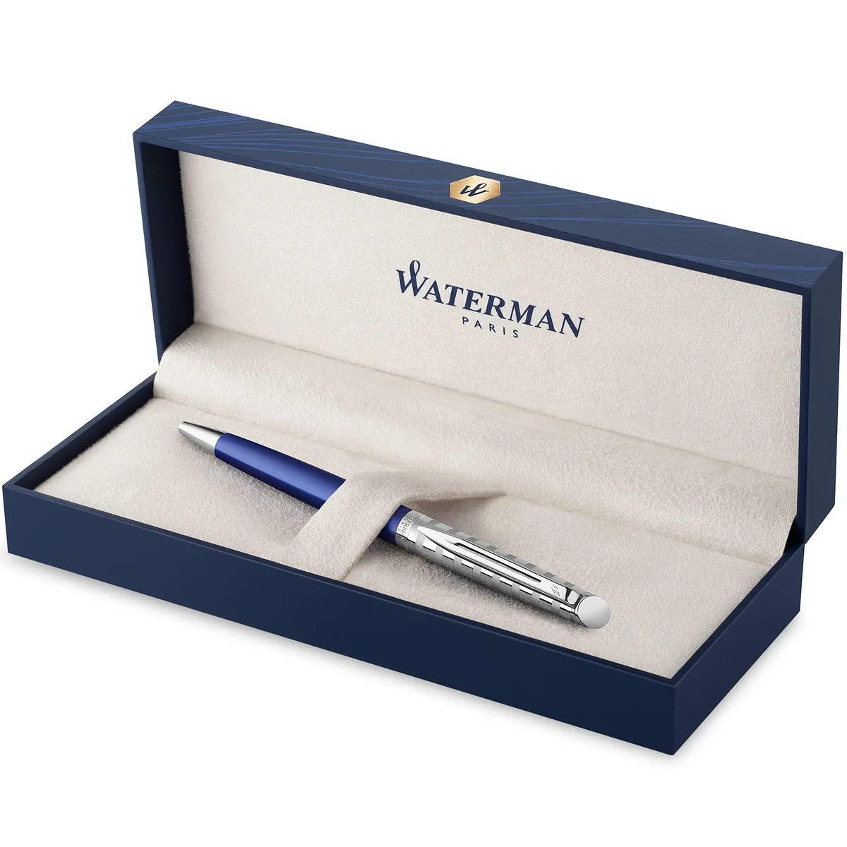 Waterman Waterman Hemisphere French Riviera Le Lounge Blue Ballpoint Pen Medium Point — product photo