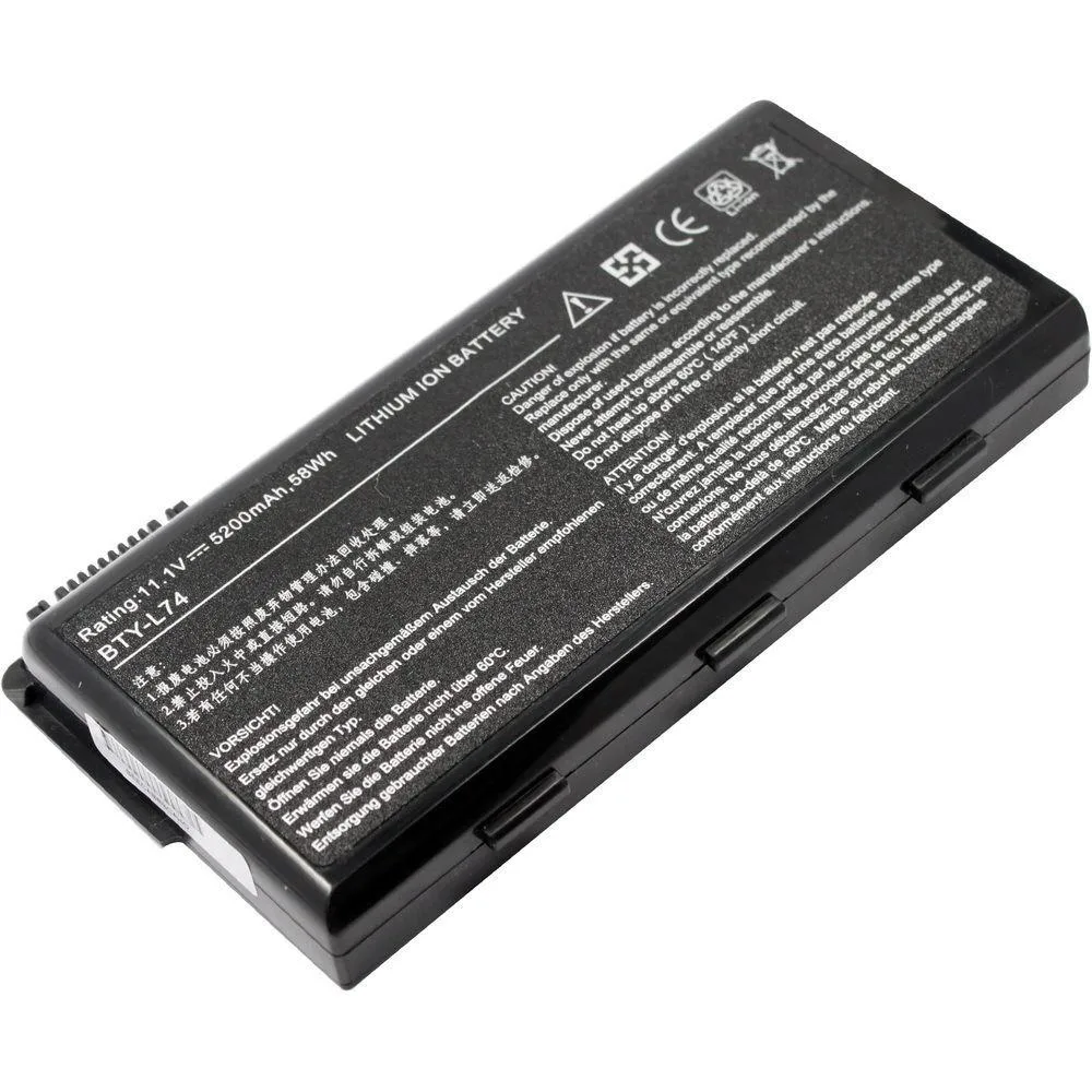 MSI MSI 11.1V 5200mAh 6-Cell Li-Ion Battery EX460 EX610 CX623 CX705 CX705MX CX705X CX500 CX500DX — product photo