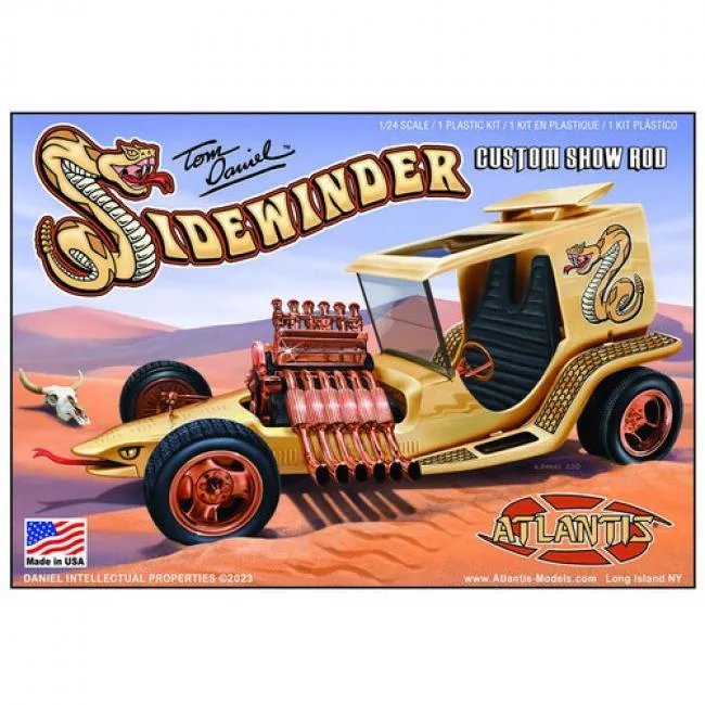 Atlantis Atlantis Sidewinder Custom Show Rod 1:24 Scale Model Kit — product photo